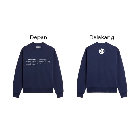 Sweater Crewneck Komunikasi